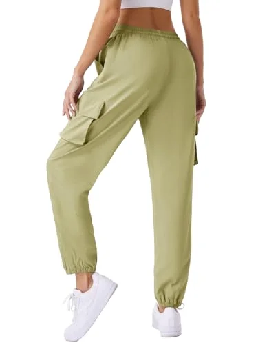 JEKAOYI Four-Pocket Hiking Jogger in Light Khaki