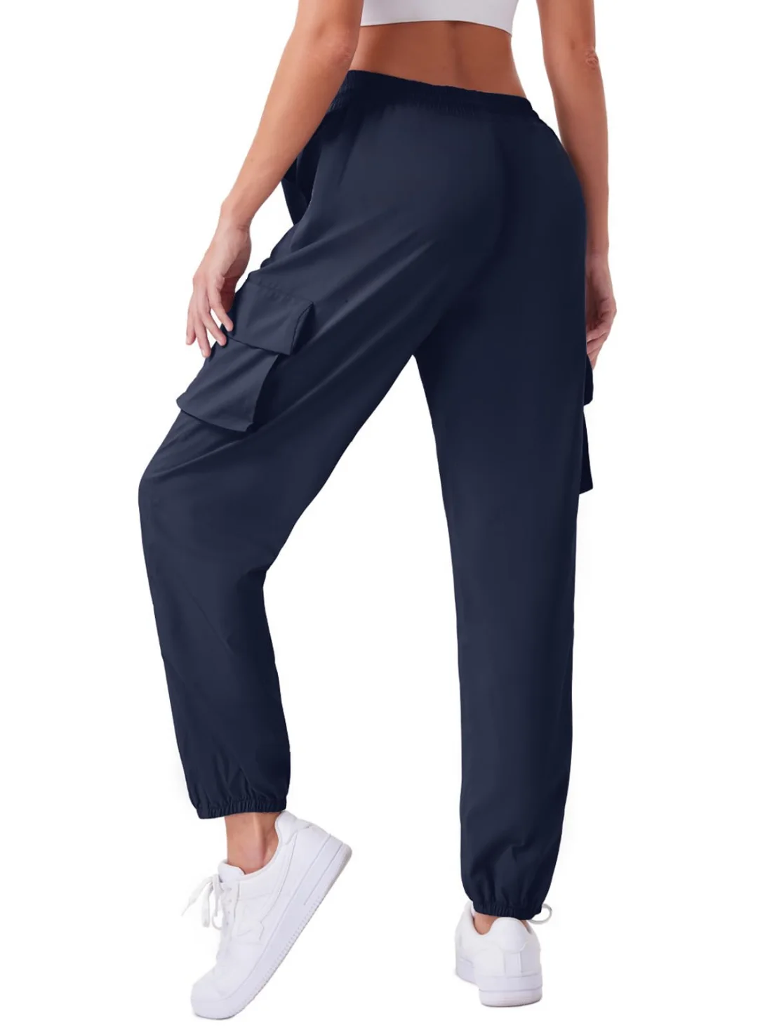JEKAOYI Four-Pocket Hiking Jogger in Navy