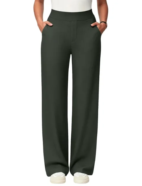 JEKAOYI High-Rise Yoga Pant in Army Green