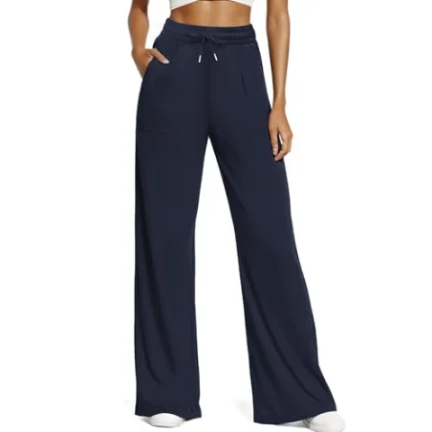JEKAOYI Lightweight Drawstring Pant in Navy