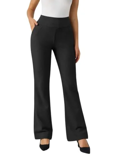 JEKAOYI Pleated Front Office Slack in Carbon Black