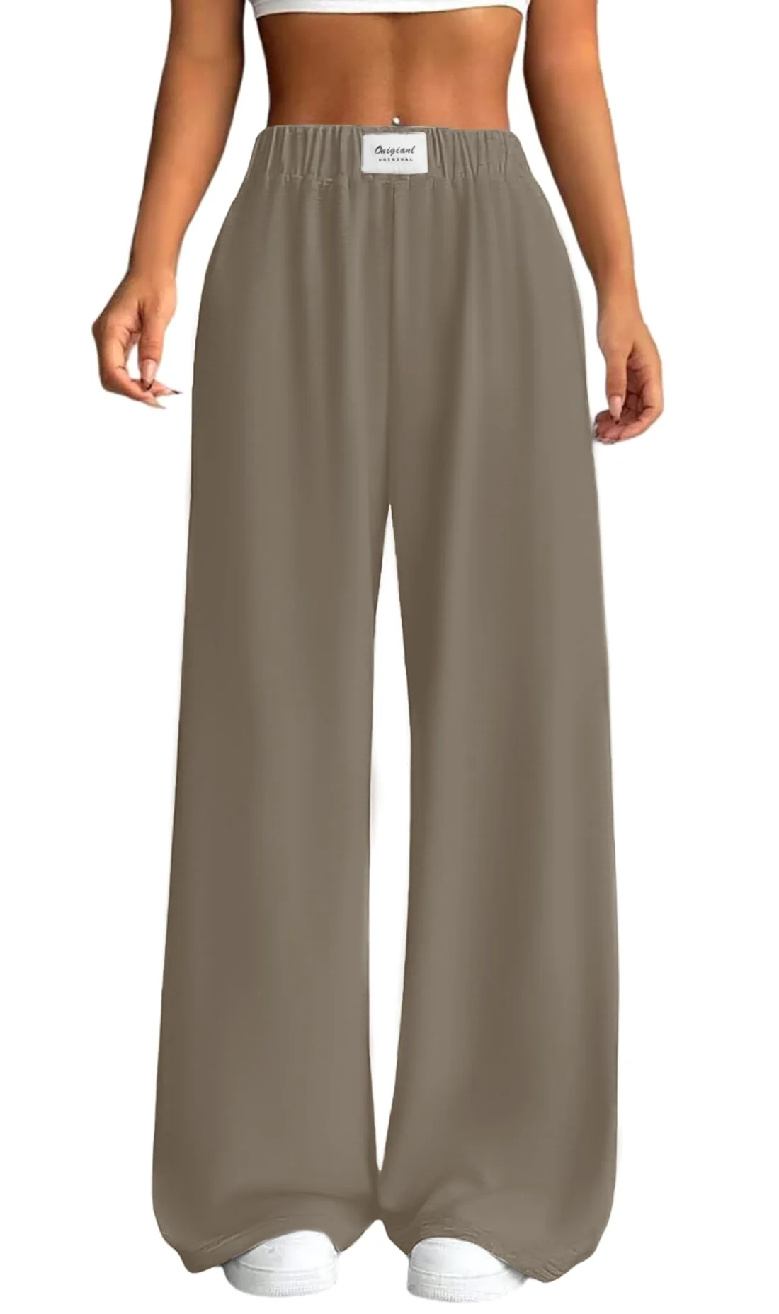 JEKAOYI Pull-On Sweatpant in Light Coffee