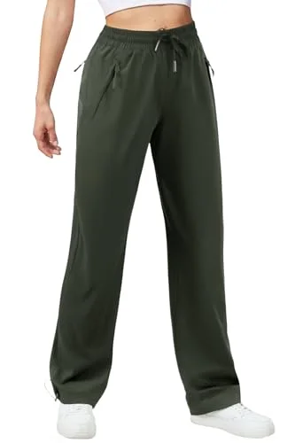 JEKAOYI Zip-Pocket Hiking Cargo Pant in Army Green